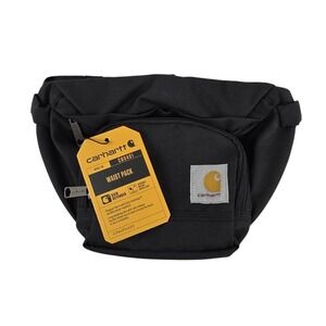 Carhartt Waist Pack CB0401 Black Rain Defender Water Repellent New With Tags
